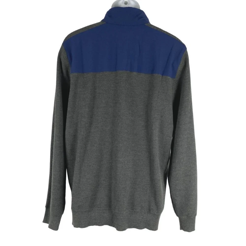 Vineyard Vines Active Quarter‎ Zip Pullover Mens XL Merino Wool Blend TP-2396